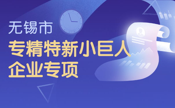 無錫市專精特新小巨人企業(yè)專項