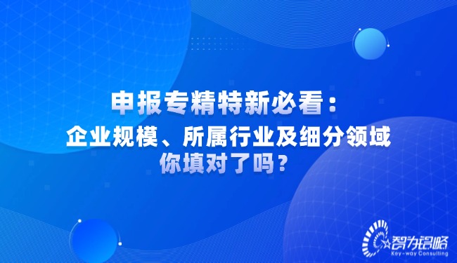 申報(bào)專精特新必看：企業(yè)規(guī)模、所屬行業(yè)及細(xì)分領(lǐng)域你填對了嗎？.jpg